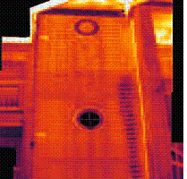 mold inspect of apartment Infrared photo
